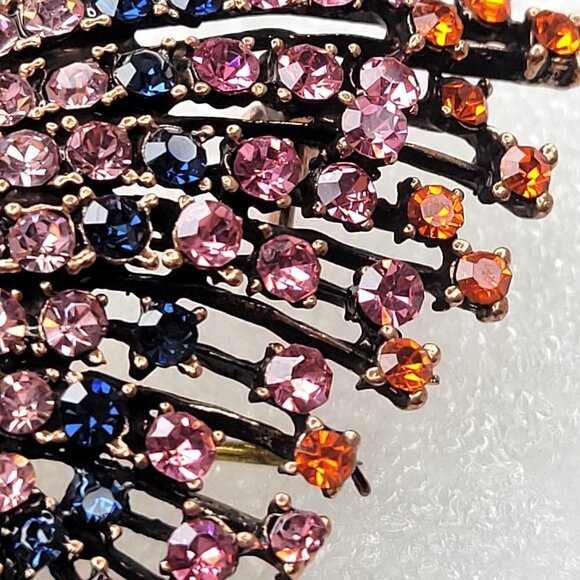 Large Pink Butterfly Brooch Colourful Butterfly Brooch Pin - Picture 3 of 13